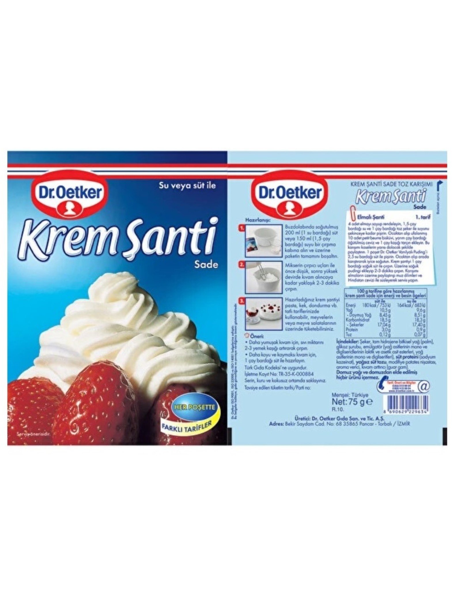 DR OETKER KREM ŞANTİ 2 ADET 