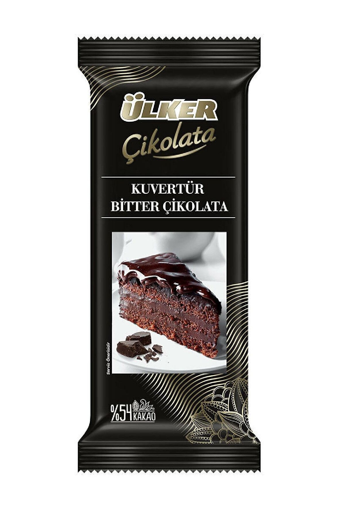 ÜLKER KUVERTÜR %54 BİTTER TABLET 200 GR