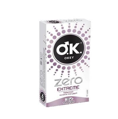 OKEY ZERO EXTREME KABARTILIVE İNCE 10 ADET