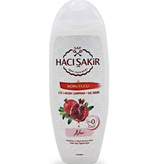 HACI ŞAKİR 2 Sİ 1 ARADA NAR ÖZLÜ ŞAMPUAN 500 ML