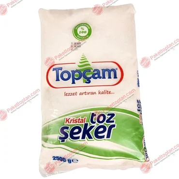 TOPÇAM KRİSTAL TOZ ŞEKER 2,5 KG