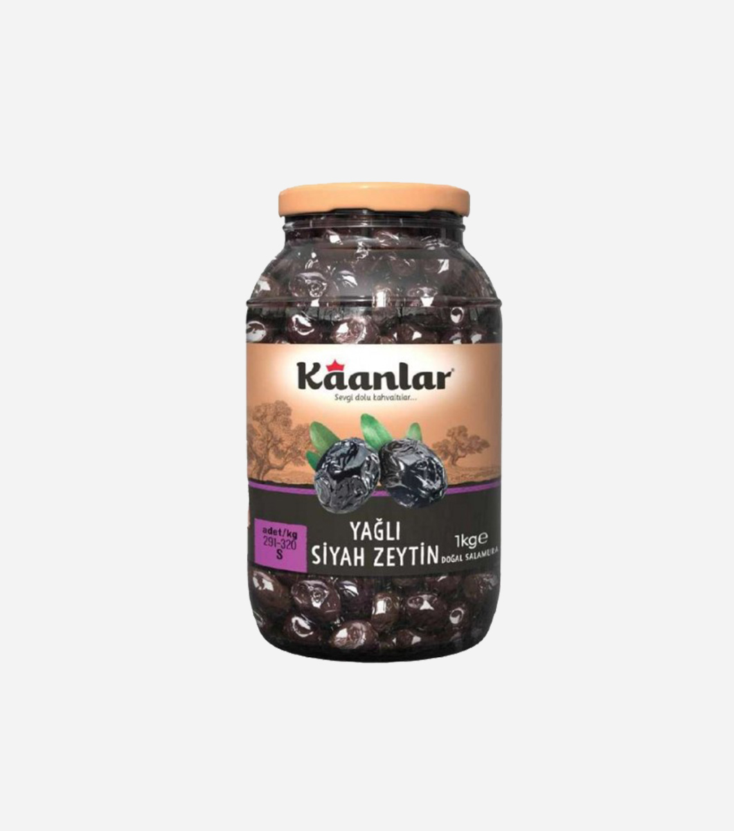 KAANLAR YAĞLI SİYAH ZEYTİN 291-320 S 1 KG