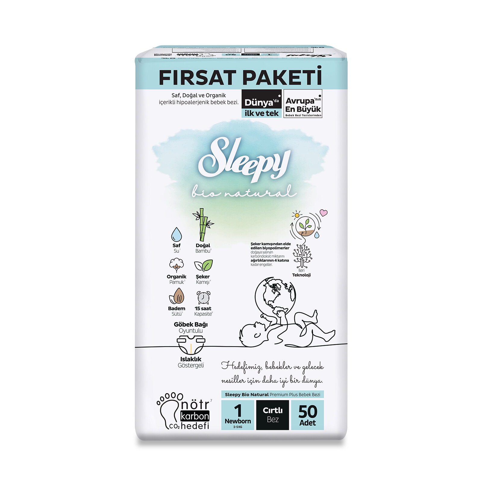 SLEEPY BEBEK BEZİ NATURAL  FIRSAT  (3) 