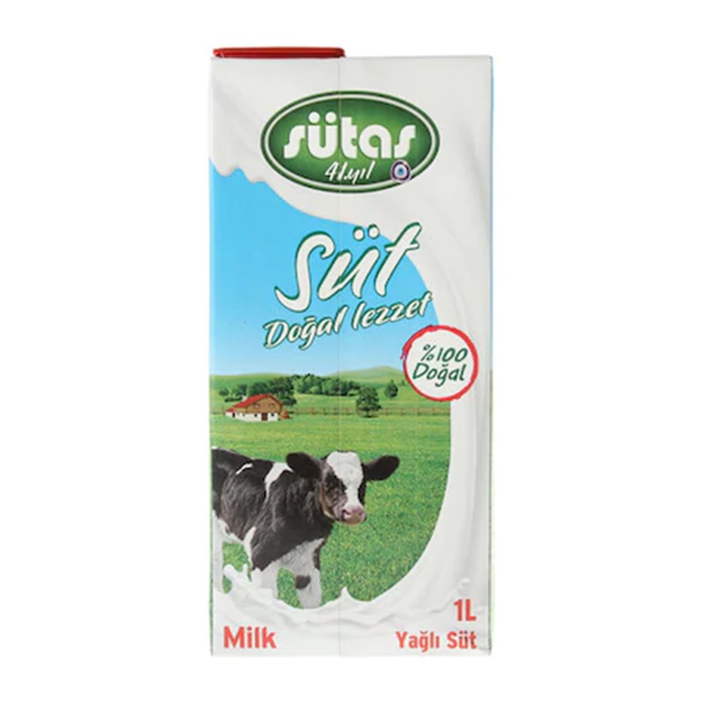 SÜTAŞ %3,5  TAM YAĞLI  SÜT 1 LT
