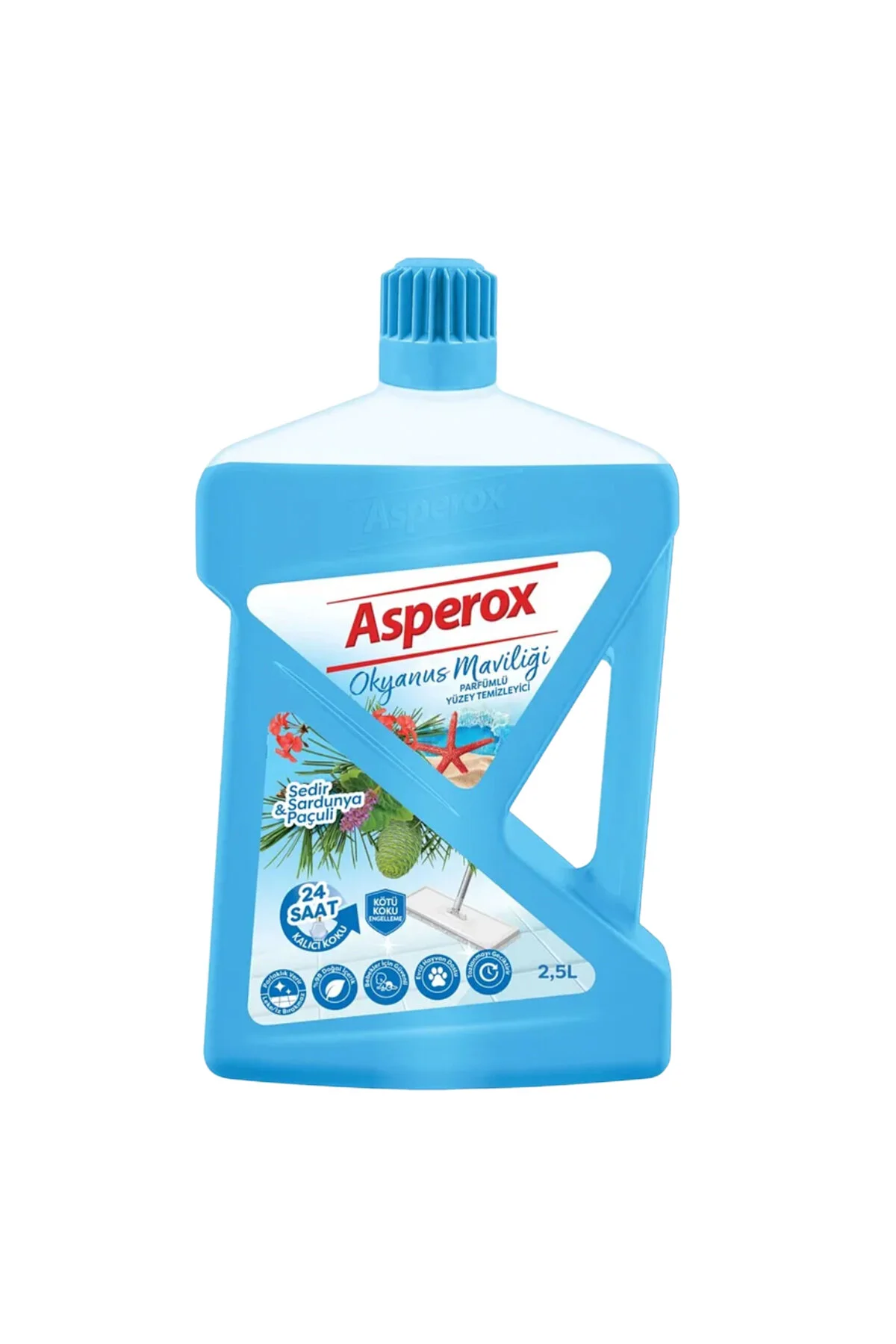 ASPEROX YÜZEY TEMİZLEYİCİ OKYANUS MAVİLİĞİ  2500 GR