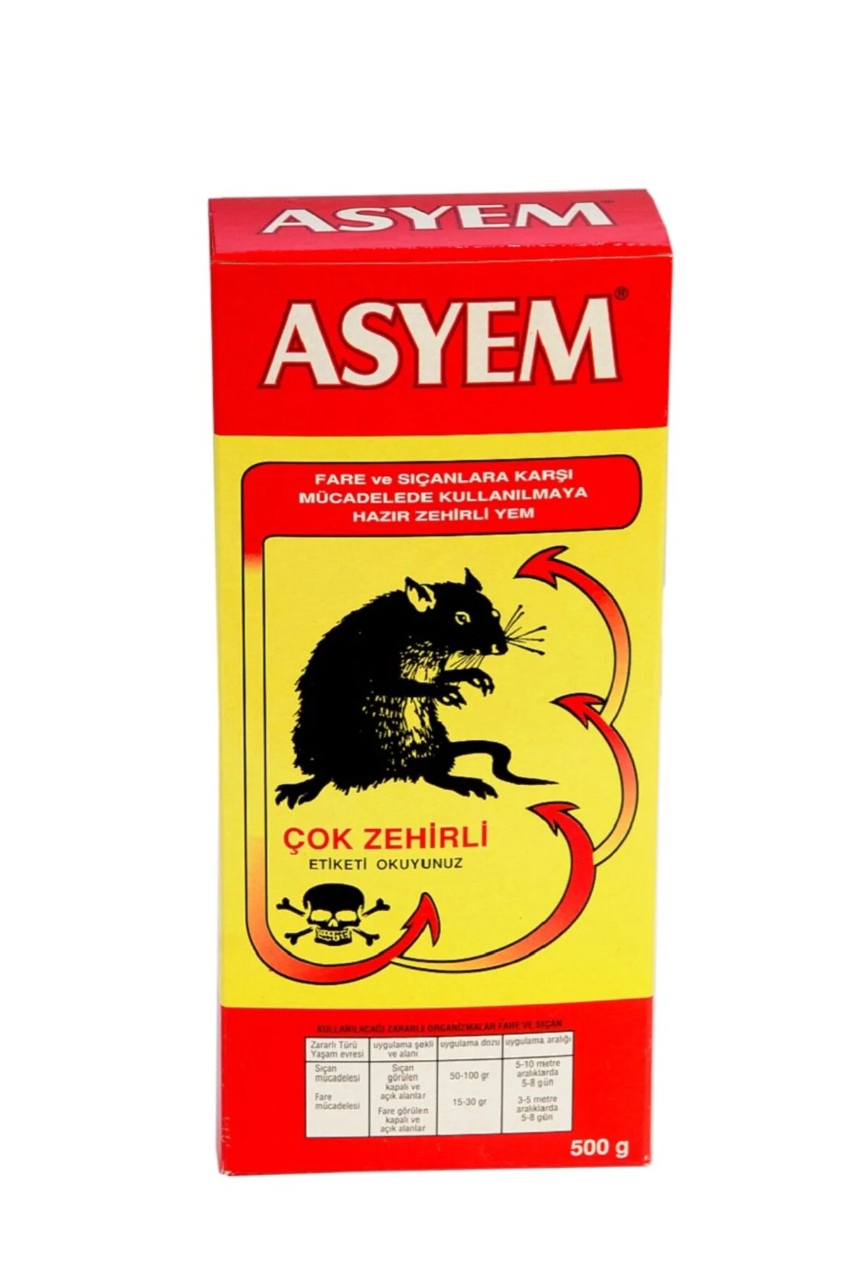 ASYEM BUĞDAY FARE ZEHİRİ 500 GR