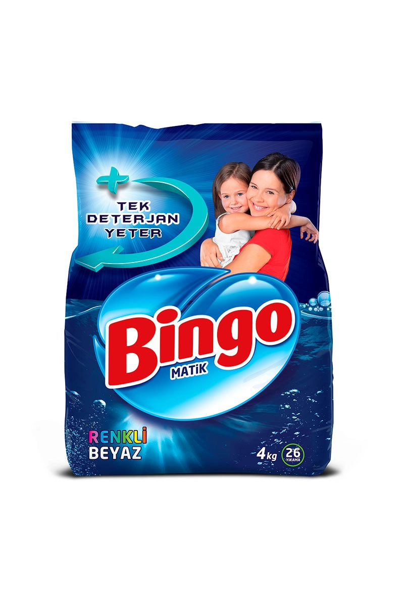 BİNGO MATİK RENKLİ & BEYAZ 4 KG