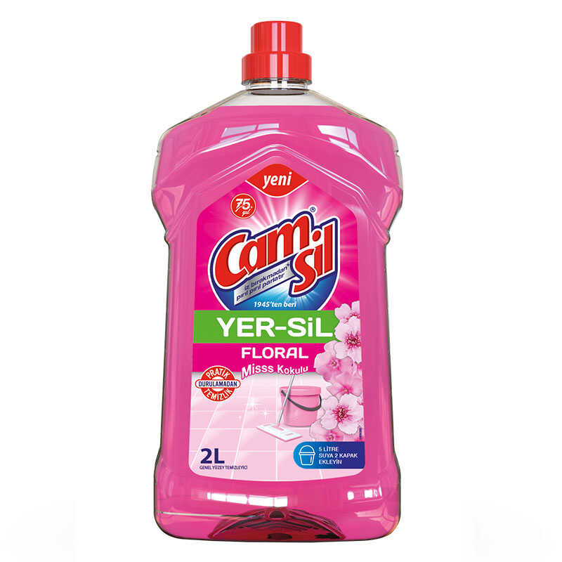 CAMSİL YER-SİL FLORAL YÜZEY TEMİZLEYİCİ 2 LT