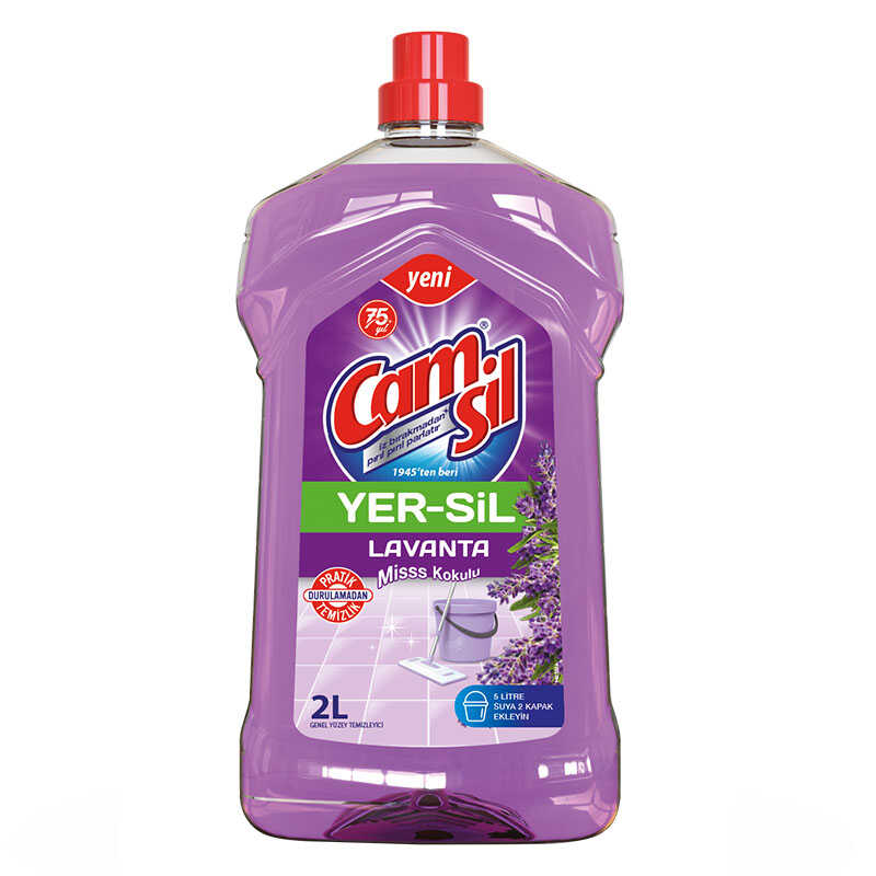 CAMSİL YER-SİL LAVANTA  YÜZEY TEMİZLEYİCİ 2 LT