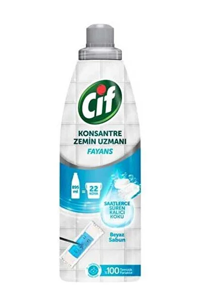 CİF KONSANTRE ZEMİN UZMANI FAYANS BEYAZ SABUN 895 ML