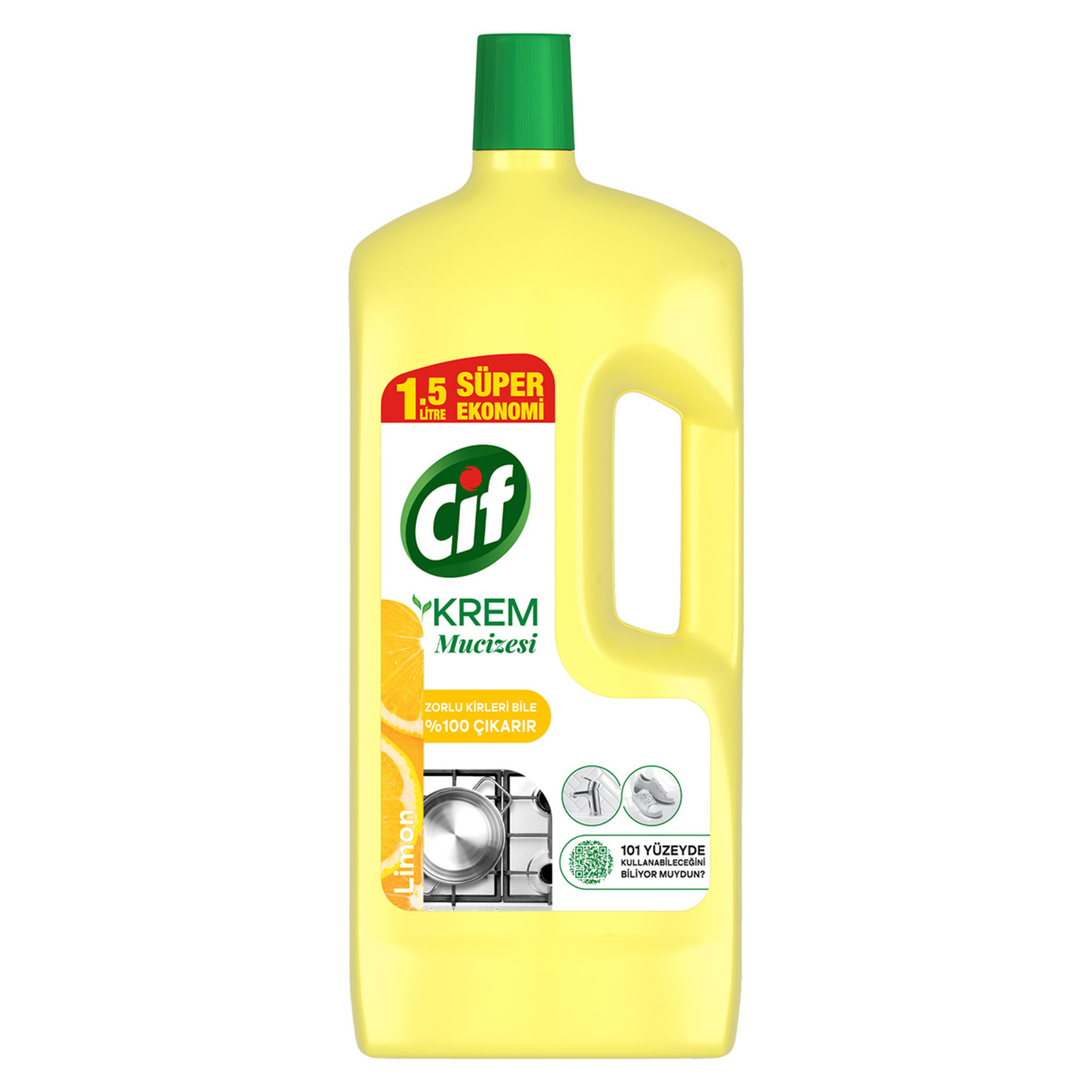 CİF KREM LİMON KOKULU 1500 ML