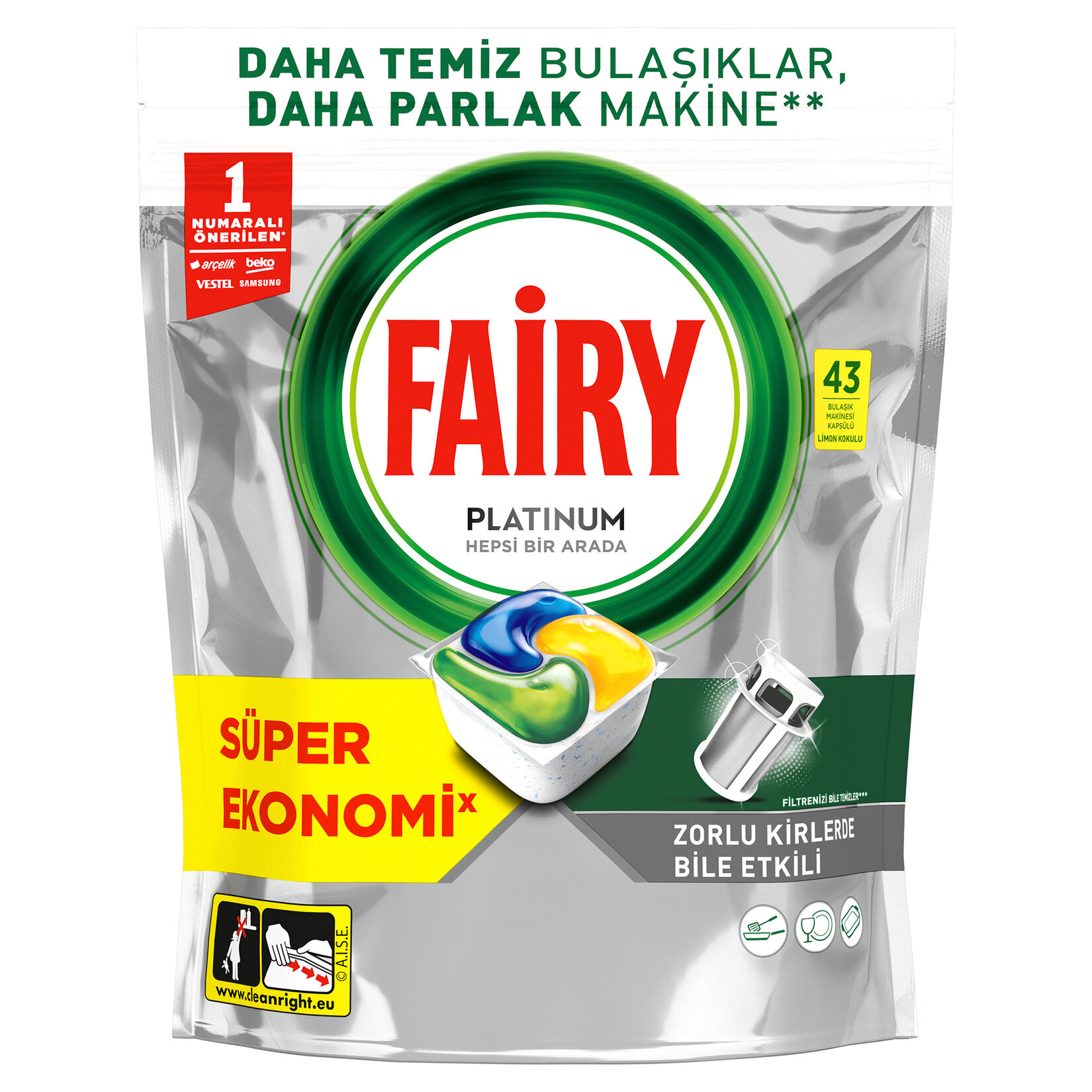 FAİRY PLATIUM HEPSİ BİR ARADA 43 ADET