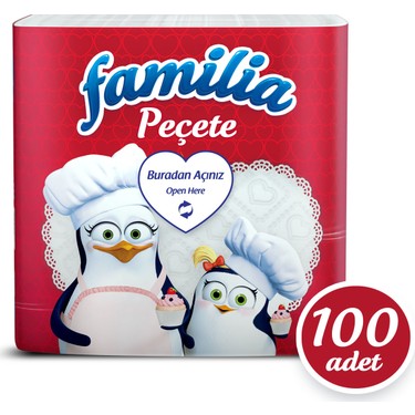 FAMİLİA PEÇETE 100 ADET