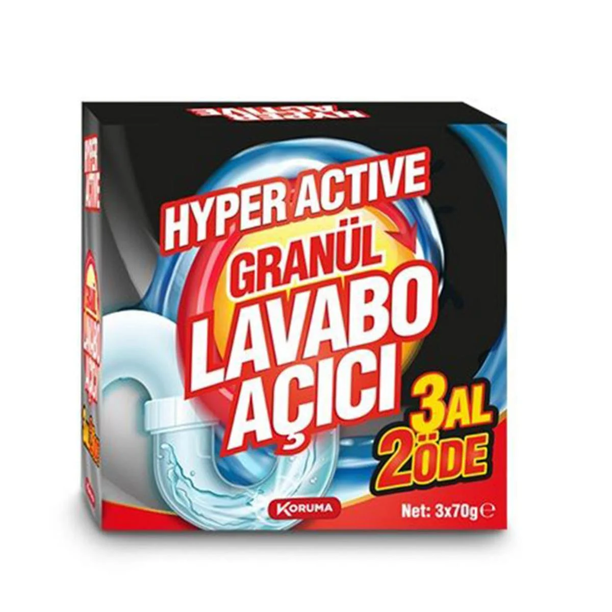 HYPER ACTIVE GRANÜL LAVABO AÇICI 3*70 GR