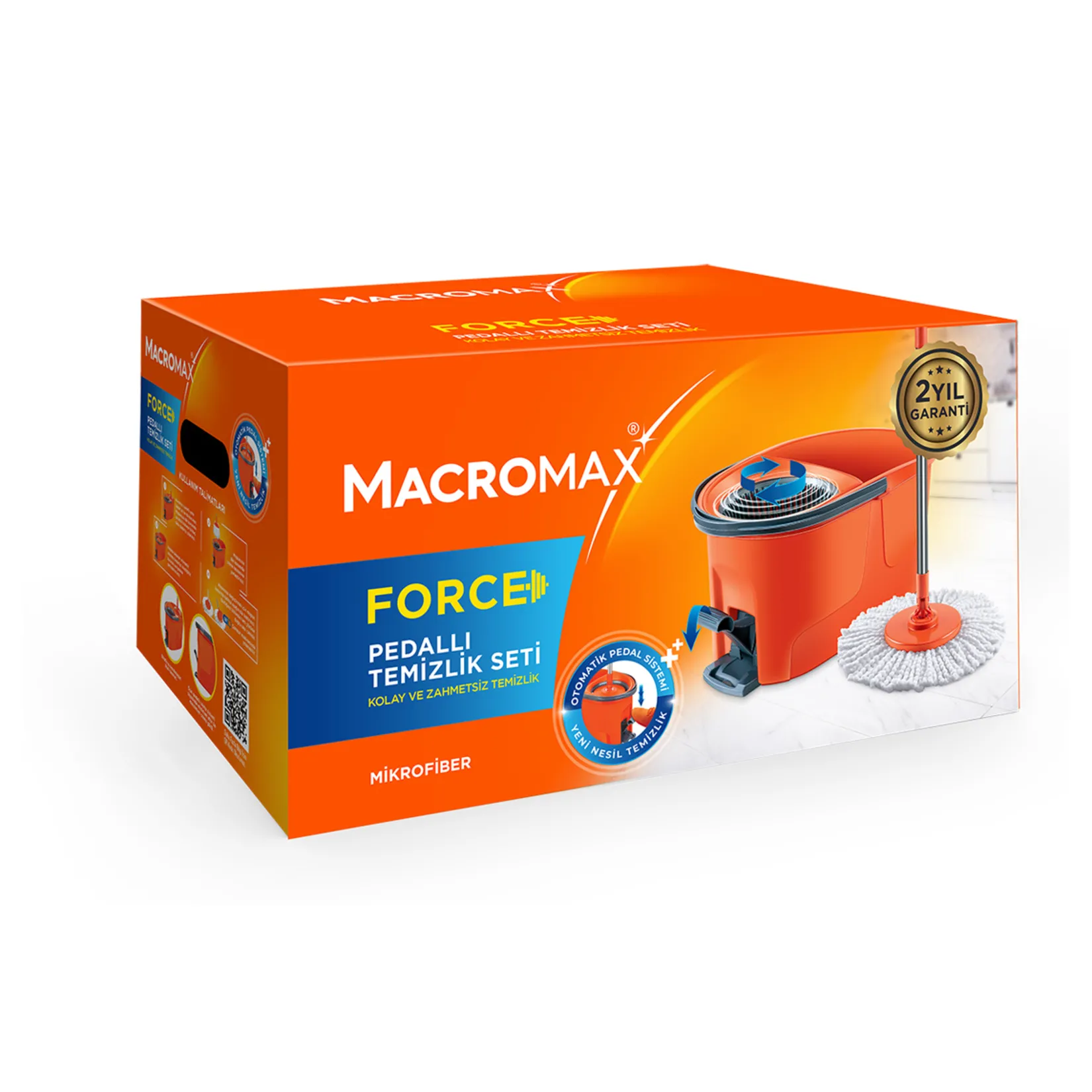 MACROMAX FORCE PEDALLI OTOMATİK TEMZİLİK SETİ