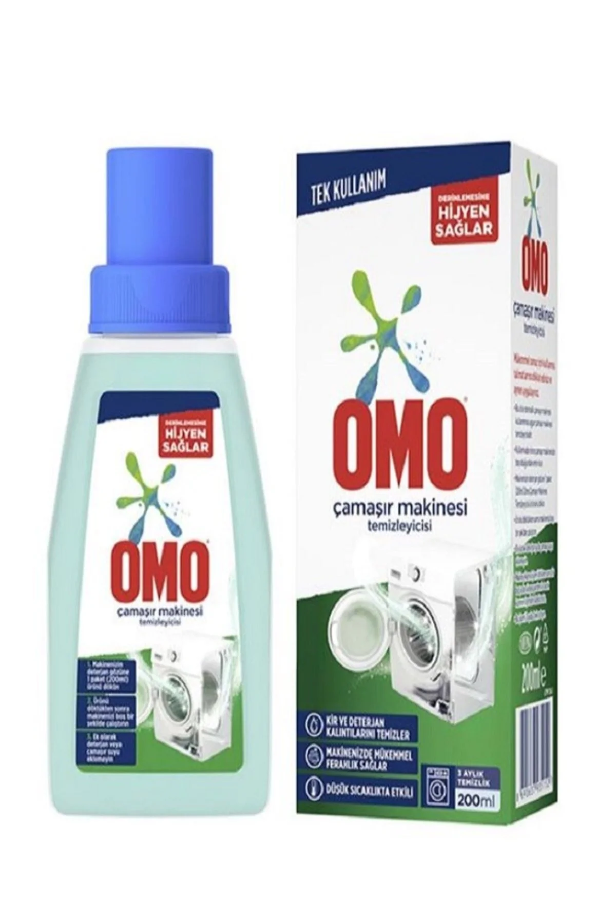 OMO ÇAMAŞIR MAKİNESİ TEMİZLEYİCİ 2*200 ML