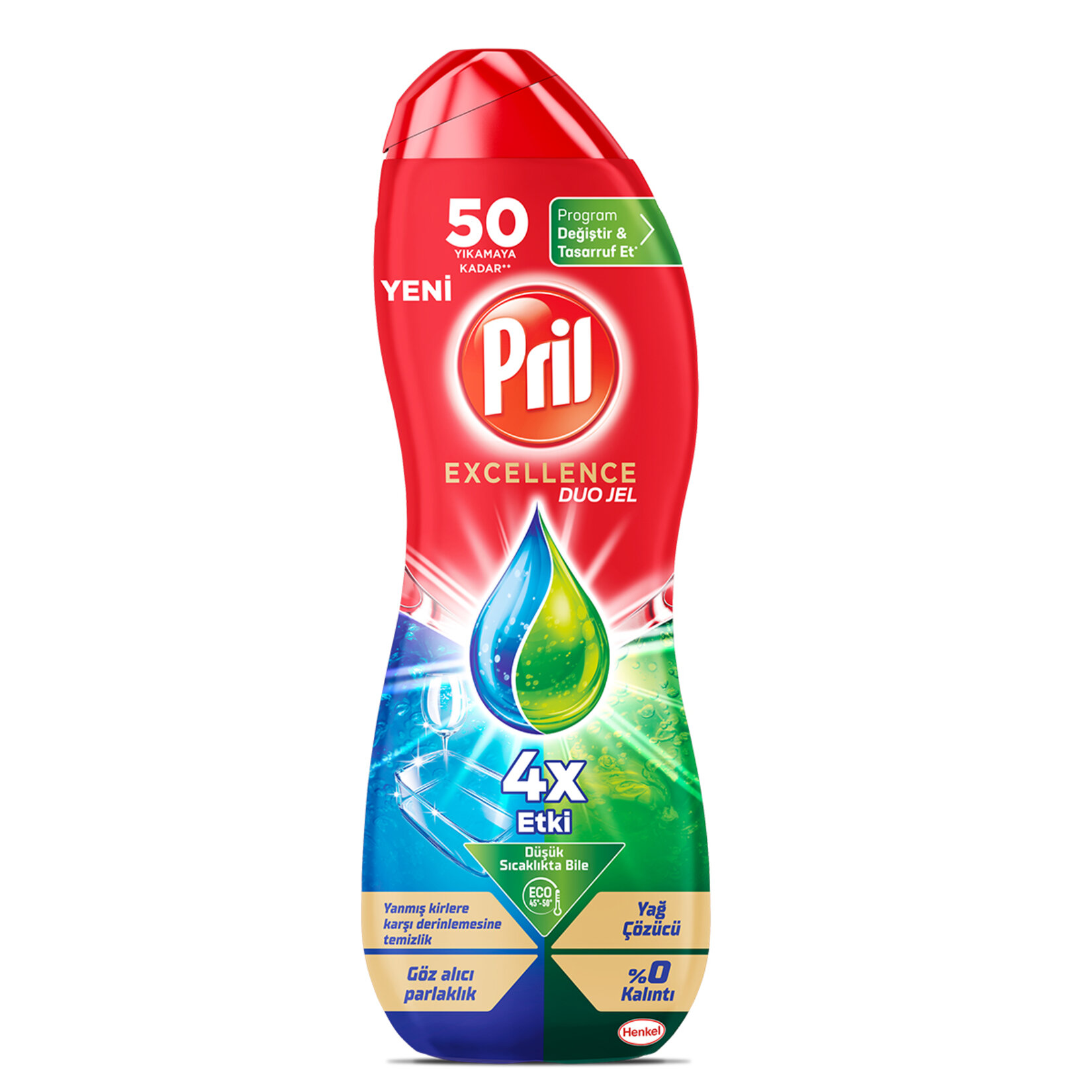 PRİL EXCELLENCE DUO JEL 4X ETKİLİ 900 ML
