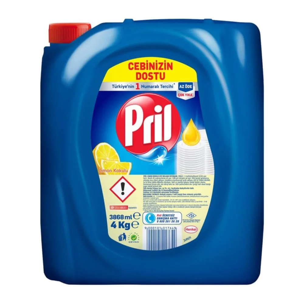 PRİL SIVI BULAŞIK DETERJANI  3868ML