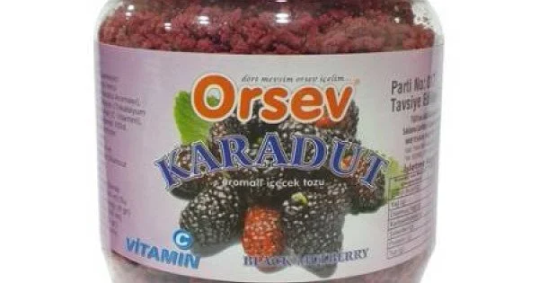 ORSEV KAVANOZ KARADUT AROMALI TOZ İÇECEK 300 GR