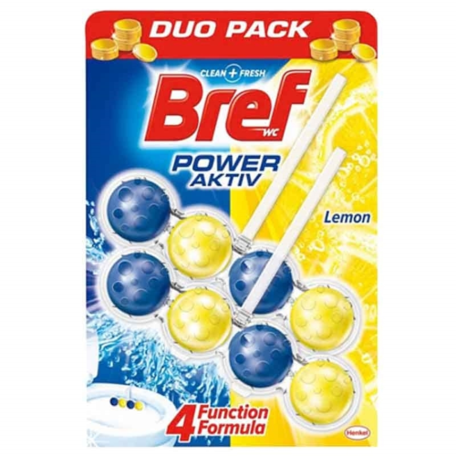 BREF POWER AKTİV KLOZET BLOĞU LİMON (ÇİFTLİ)