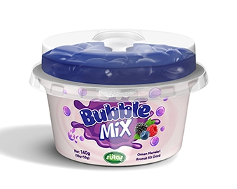 SÜTAŞ BUBBLE MİX ORMAN MEYVELİ  AROMALI YOĞURT  140 GR